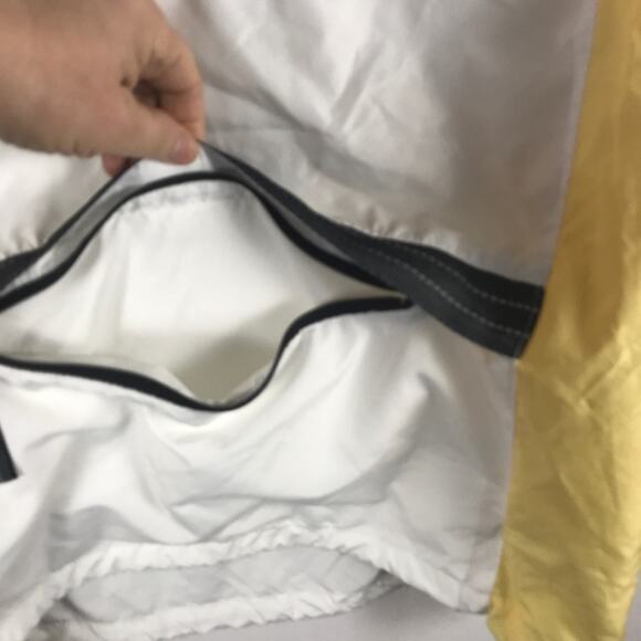 Vintage Nike Pullover Jacket Women's M 1/4 Zip Windbreaker Large Pocket Hood - Picture 7 of 7